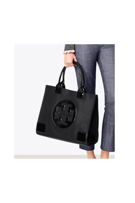 nylon tory burch tote bag