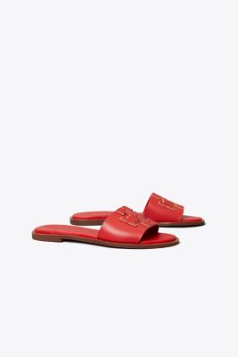 tory burch ines slide red