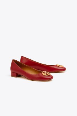 tory burch heeled ballet flat