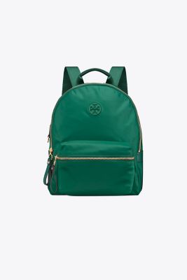 tory burch green backpack