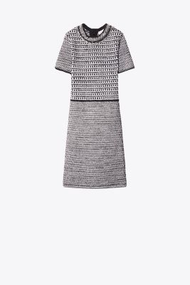 EMBELLISHED TWEED DRESS