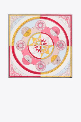 CONSTELLATION SILK SQUARE SCARF