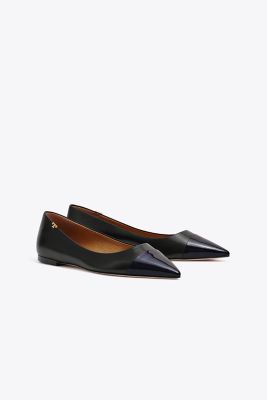 tory burch penelope cap toe flat