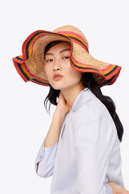 Striped Straw Hat