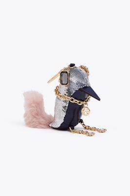 SEQUIN BIRD KEY RING
