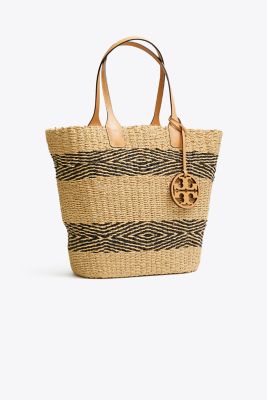 MILLER STRAW STRIPE TOTE