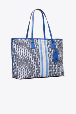 gemini link canvas tote blue