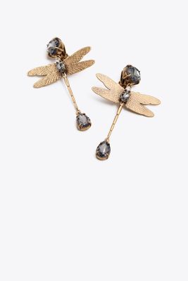 DRAGONFLY STONE EARRING