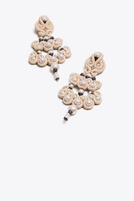 BEADED CHANDELIER EARRING