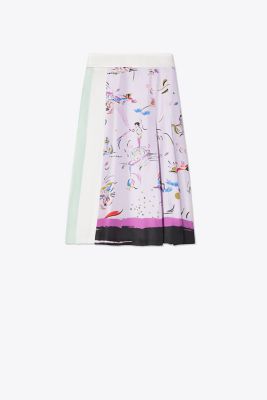 ROCK MIT FALTEN UND BEMALTEM RAND