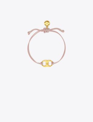 Tory Burch Embrace Ambition Bracelet In Tory Gold/pink