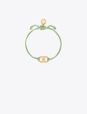 Tory Burch Embrace Ambition Bracelet In Tory Gold/mint