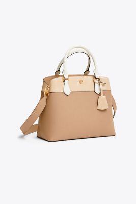 ROBINSON COLOR-BLOCK TRIPLE-COMPARTMENT TOTE