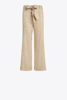 Cropped  Striped Pant