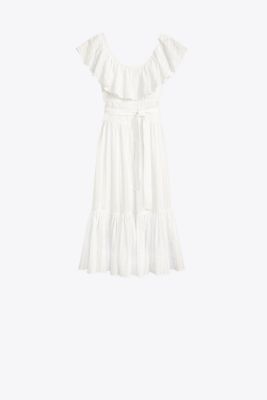 Striped Seersucker Dress