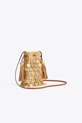 COIN DRAWSTRING MINI BAG