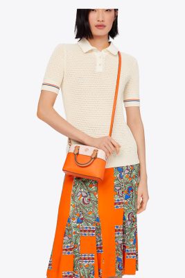 TORY BURCH TORY BURCH Robinson Colorblock Top Handle Mini