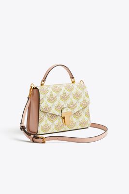 JULIETTE PRINTED SMALL TOP-HANDLE SATCHEL