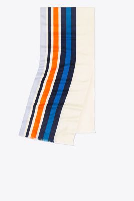 STRIPED TRAVELER OBLONG SCARF