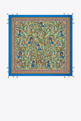 SOMETHING WILD SILK SQUARE SCARF