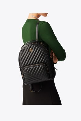Tory Burch Kira Chevron Zip-Around Backpack Black One Size : Tory Burch:  : Bags, Wallets and Luggage