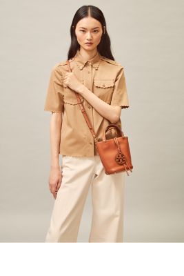 Tory burch miller store mini bucket bag