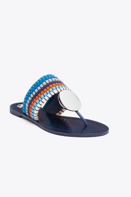 tory burch patos multi disk sandal