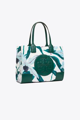 tory burch ella printed mini tote
