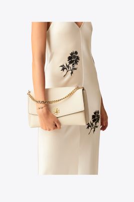 Tory Burch Kira Mixed-Media Materials Embellished/ studds Shoulder