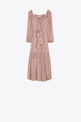 Printed Georgette Maxi Dress