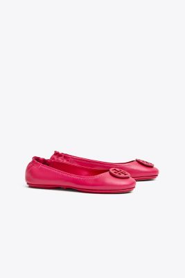 MINNIE TRAVEL BALLET FLAT, EMBOSSED LOGO