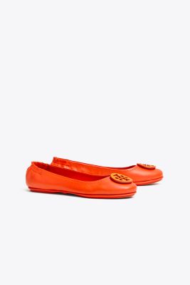 MINNIE TRAVEL BALLET FLAT, EMBOSSED LOGO