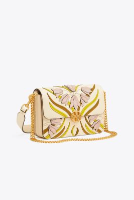 CHELSEA APPLIQU&Eacute; CONVERTIBLE SHOULDER BAG