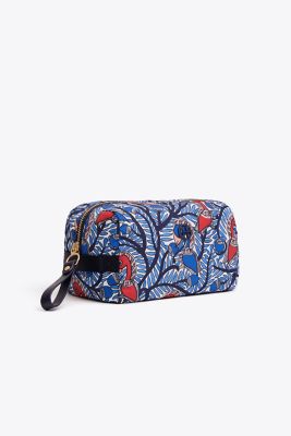 TILDA PRINTED NYLON MEDIUM COSMETIC CASE