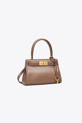 Tory Burch Lee Radziwill Petite Bag In Brown