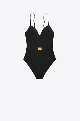 Black Swimwear The Little Black Swim Shop Tory Burch
