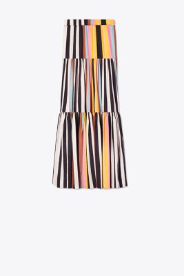 PRINTED PEASANT SKIRT