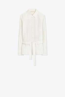 Striped Seersucker Shirt