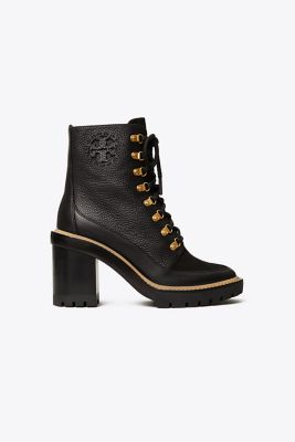 miller leather lug sole bootie