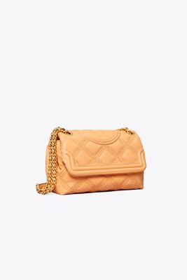 Tory Burch Fleming Soft Small Convertible Shoulder Bag In Jackfruit