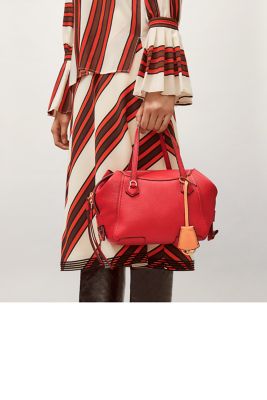 8926 TORY BURCH Perry Small Satchel RED APPLE |