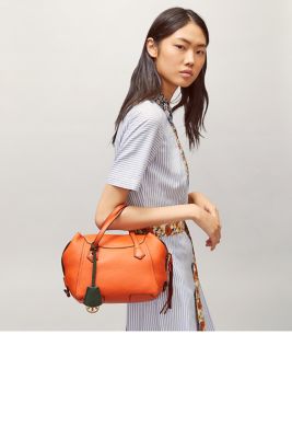 11141 TORY BURCH Perry Small Satchel CANYON ORANGE |