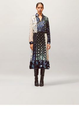 tory burch sequin dress