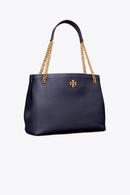 Tory Burch Kira Tote Bag In Royal Navy