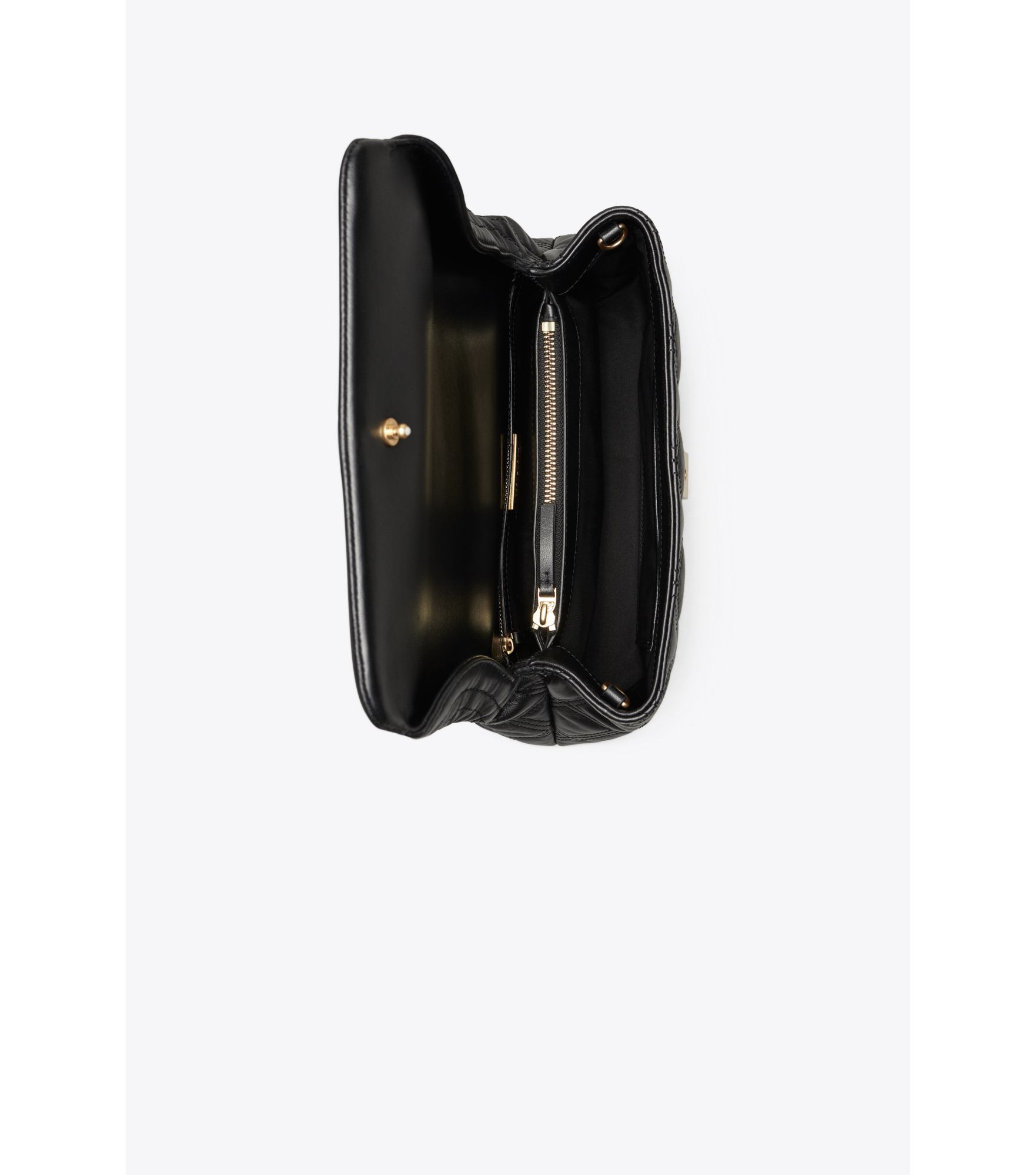 desheva.closet - READY!! NEW ARRIVALS❤️IDR 4,450,000🔥 TORY BURCH Fleming  Soft Camera Bag Tiramisu Black Size 19.5 x 14 x 5 cm #deshevatory