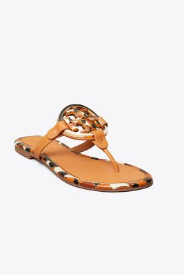 miller enamel logo flip flop