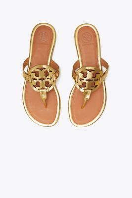 9261 TORY BURCH Miller Sandal Metallic GOLD TAN |