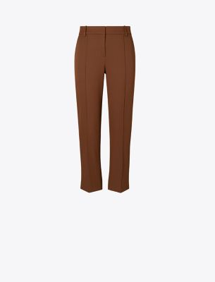 Shop Tory Sport Tory Burch Tech Twill Golf Pant In Mocha Chip