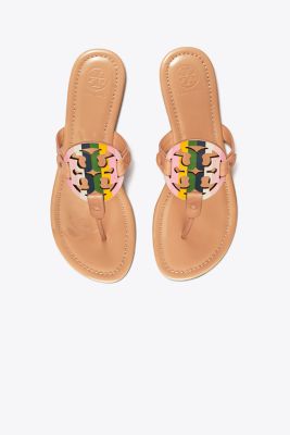 tory burch miller sandals rainbow