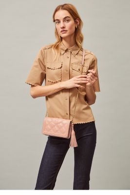 Brand: Tory Burch Model: Fleming Soft Convertible Shoulder bag Dimensions:  28cm × 18cm Colour: Pink Moon